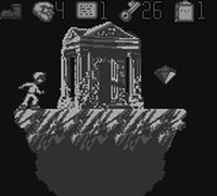 une photo d'Ã©cran de The Pagemaster sur Nintendo Game Boy